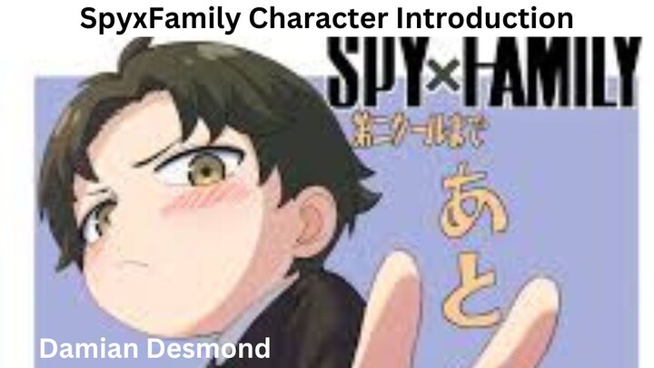 Spy Character: Damian Desmond - 2nd Son