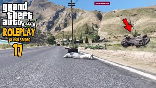 JUNGKIR BALIK LAWAN KENDARAAN BAJA POLISI - GTA 5 ROLEPLAY SI JAMAL (17)