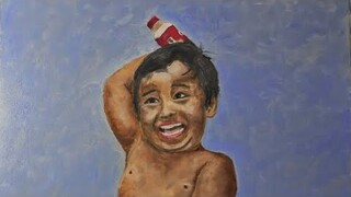 "Baby Christoff" - Oil on canvas | JK Art