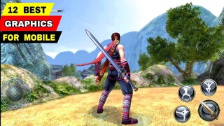 Top 12 Best MOBILE GAMES with Best GRAPHICS (Online And Offline)