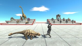 Mutant Primates vs Herbivore TOURNAMENT - Animal Revolt Battle Simulator