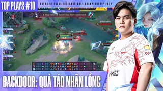 HKA BACKDOOR DTN: QUẢ TÁO NHÃN LỒNG | TOP PLAYS #10 AIC 2021