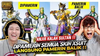 GAK TERIMA DIPAMERIN SEMUA SKIN XSUIT SAMA PLAYER INI , PAMERIN BALIK SKIN PHARAOH !! - PUBG MOBILE