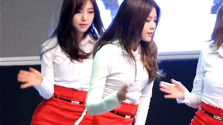 [Vertical screen fan shot] - Visual ⑤ AOA - Shin Hye-jung Miniskirt Black silk short skirt
