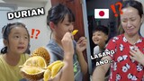 FIRST TIME MAKATIKIM NG DURIAN | Eto reaksyon nila 🇯🇵🇵🇭 | Japanese Filipino Family