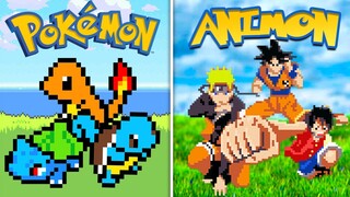 Pokemon FireRed, but the Pokemon are Anime Characters