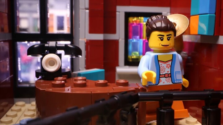 [Toy Unboxing] Take you around the LEGO new street view jazz club in three minutes