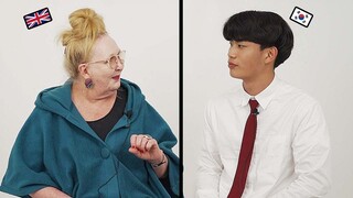 Korean Teenager Meets British senior for the First Time!!!