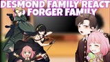 DESMOND FAMILY REACT TO FORGER FAMILY (DAMIAN X ANYA)