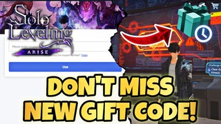 *NEW GIFT CODE* in SOLO LEVELING: ARISE GLOBAL!! (Gold & Gate Key)