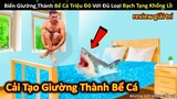 Cải Tạo Giường Ngủ Thành Bể Cá Triệu Đô Với Cá Bạch Tạng Khổng Lồ Giá Trị ||Review Giải Trí Đời Sống