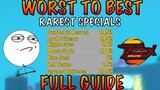 Best to Worst "RAREST SPECIALS" Is THIS SPECIAL worth it? | AFS GUIDE