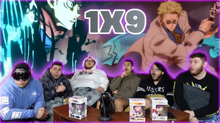 JUJUTSU KAISEN 1X9 REACTION!!! SMALL FRY AND REVERSE RETRIBUTION