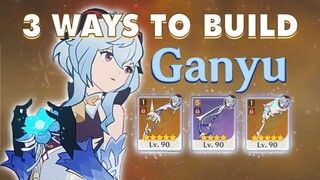 Ganyu Build Damage Comparison (Amos bow, Stringless, & Skyward Harp) | Genshin Impact