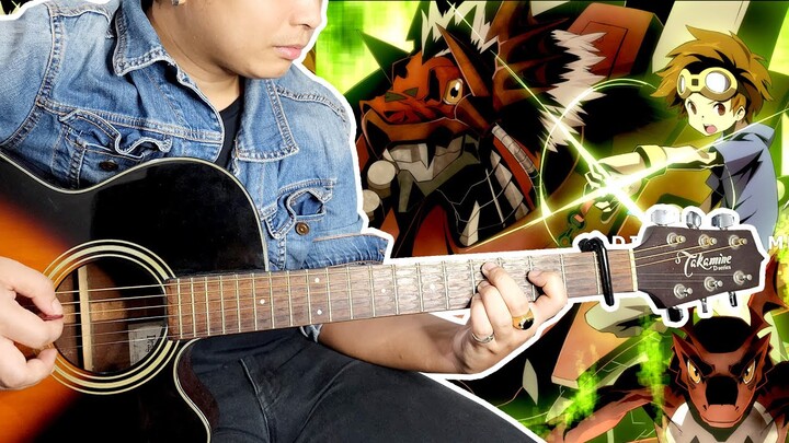 Memorable Digimon Music | The Biggest Dreamer - Digimon Tamers Acoustic Guitar Instrumental