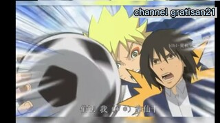 ketika naruto dan sasuke bermain bola