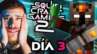 DÍA 3 - SQUID CRAFT GAMES 2 🦑 MINECRAFT | Ep.2 La Noche | CAROLA