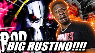 RUSTINO IN FULL EFFECT! | AINZ OOAL GOWN RAP | "OVERLORD" | RUSTAGE ft. Burefu [Overlord] REACTION