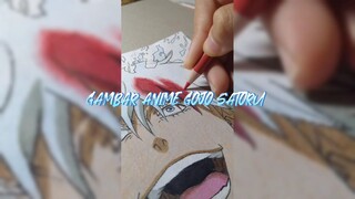 GAMBAR ANIME PAKE METODE DISIRAM VERSI GOJO SATORU!!😱