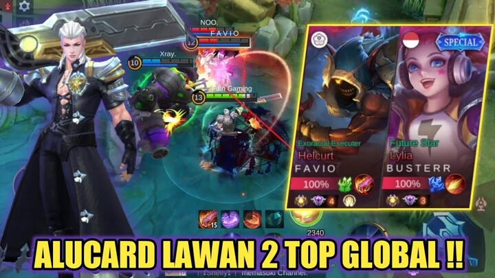 KETEMU TOP GLOBAL HELCURT DAN LYLIA!! AUTO RIP MMR!!! - MOBILE LEGENDS ALUCARD