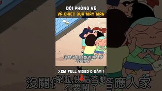 Đội phòng vệ và chiếc bùa may mắn #shinchan #xómanime #shorts