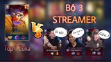 TOP 1 Zuka - ZukaNoPro Đụng Độ Bộ 3 Streamer : Msuong + Thầy Giáo X + Hạ Mi Trên Rank Cao Thủ 97 Sao