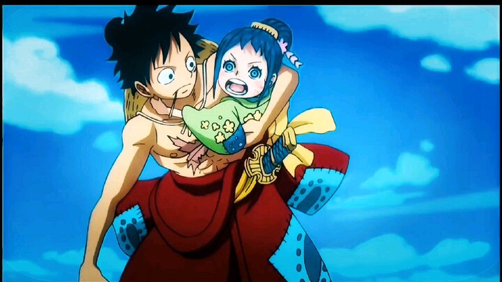 Luffy, Otama and ace moment