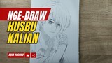 Nge-Draw Husbu Tercinta Kalian Aqua Hoshino dari Anime Oshi No Ko