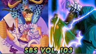 Gear 5th Awakening. Sanji Invisibility. One Piece SBS 103