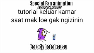 MEME KELUAR KAMAR PAKEK KOTAK SUSU