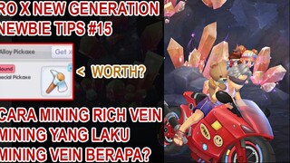 MINING LAKU DI VEIN MANA_ RICH VEIN WORTH_ #TIPS PART 15 - Ragnarok X Next Gen