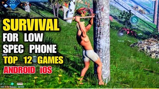 Top 12 Best Graphic SURVIVAL Games for Android iOS for Low Spec Phone to Mid Spec Phone