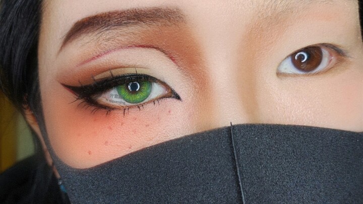 [Qi Guanqing] Harry Potter Magic Awakening Cassandra cos eye makeup imitation makeup tutorial