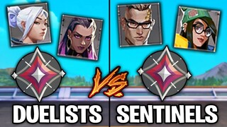 5 Immortal Duelists VS 5 Sentinels! - Which Class Wins?