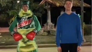 "I'll knock you away with one punch!"