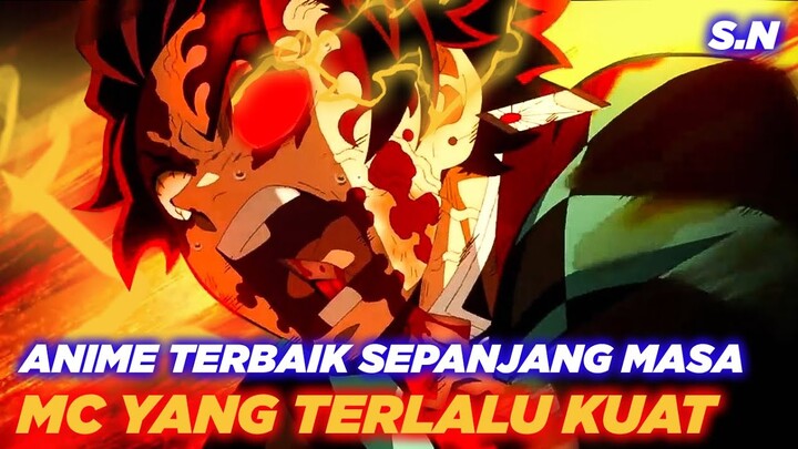 WAJIB DI TONTON | 5 REKOMENDASI ANIME MC TERLALU KUAT TERBAIK SEPANJANG MASA