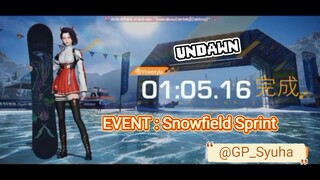 🔘 UNDAWN 🔘 | EVENT - Snowfield Sprint FreeStyle |