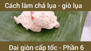 Cách làm chả lụa - giò lụa dai giòn cấp tốc #6