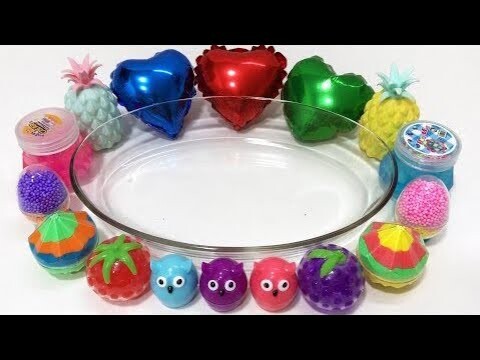 Making Glossy Slime With Funny Piping Bags | Satisfying Slime Video, ASMR Slime, Fluffy Slime,Basic