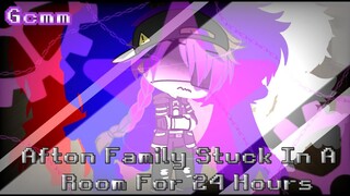 Afton Family Stuck In A Room For 24 Hours||Challenge||Gcmm||