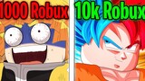Roblox $10,000 vs $1,000 Robux (ANIME EDITION)