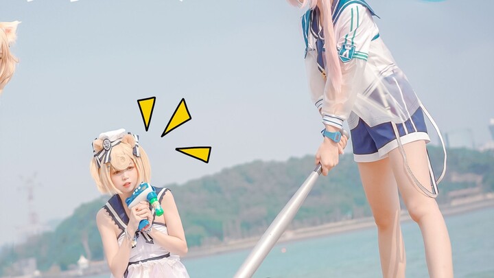 【Amber x Lhotse xmoi】(Look at the introduction first) Let’s have a summer party by the sea!✧\(ˊ ▽ ˋ*