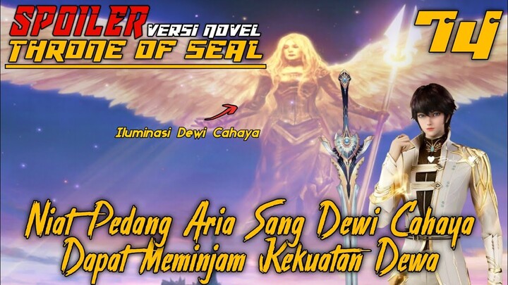 SPOILER Throne Of Sea Episode 74 Niat Pedang Aria Sang Dewi Cahaya Dapat Meminjam Kekuatan Dewa