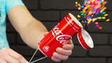 Make your own holiday salute with a drained Coke can!