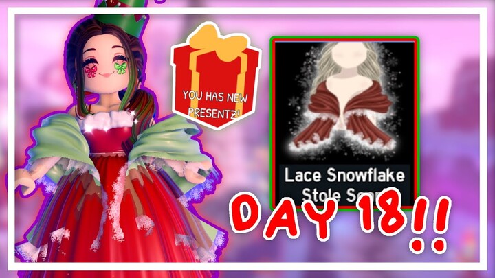 [DAY 18!!] 🎁🎅 ROYALE HIGH ADVENT CALENDAR! // Roblox Royale High Christmas