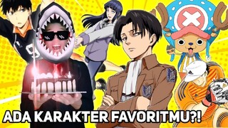 UCAPKAN SELAMAT KEPADA KARAKTER ANIME YANG ULANG TAHUN HARI INI!