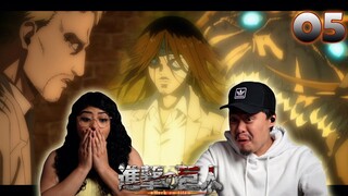 EREN'S EPIC TRANSFORMATION! "DECLARATION OF WAR" Attack on Titan Season 4 Episode 5 Reaction