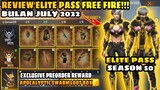 FULL REVIEW ❗️BOCORAN ELITE PAS FREE FIRE BULAN JULY 2022!!! ELITE PASS SEASON 50 - KULGAR