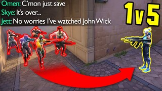 These 1v5 HERO Moments Are SUPER Clutch...