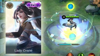 NEW SKIN GUINEVERE | LADY CRANE | EPIC SKIN 🟢 MLBB